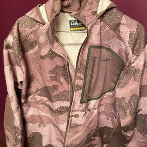 Cabelas Camo Merino Wool Coat